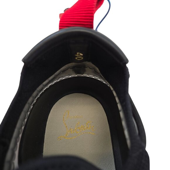 NWT/NIB Christian Louboutin Men's Arpoador Flat Black Sneakers Size 40/US Size 7 - Picture 7 of 14